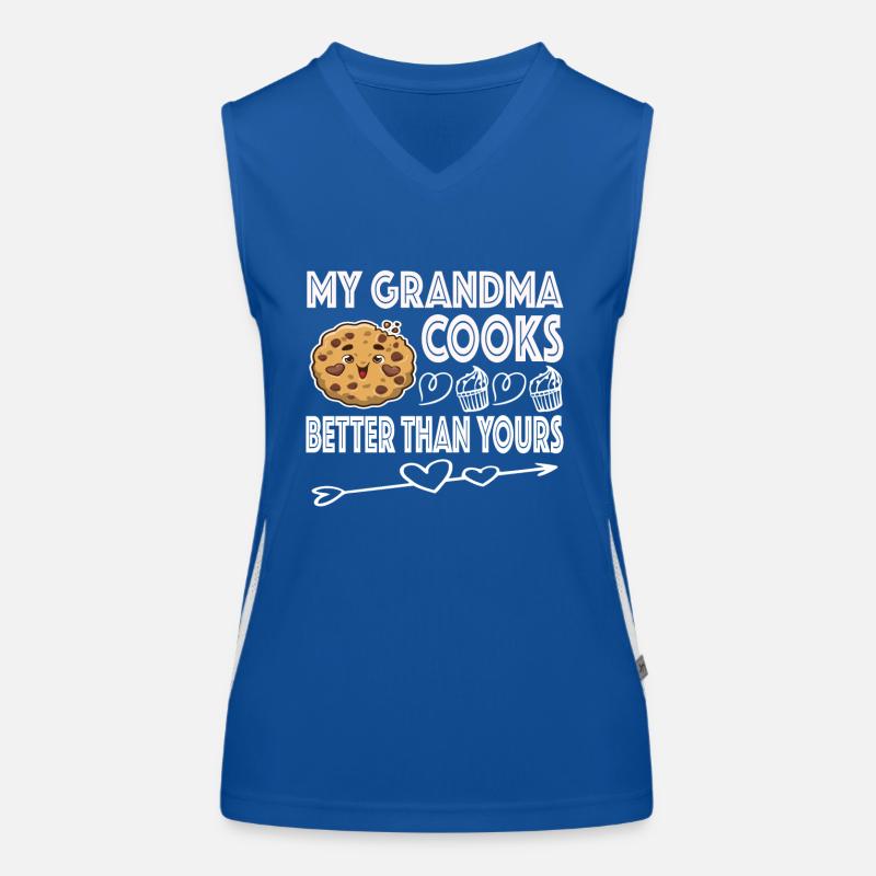 Oma Omi Großmutter Geschenkidee Funktionelles Kontrast-Tank Top für Frauen