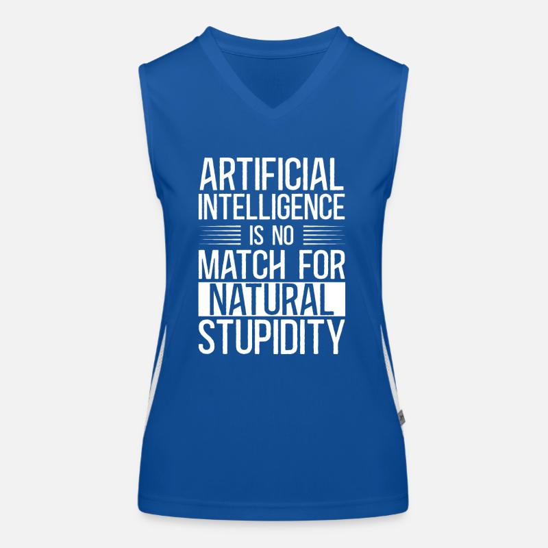 Artificial intelligence Shirt Funktionelles Kontrast-Tank Top für Frauen
