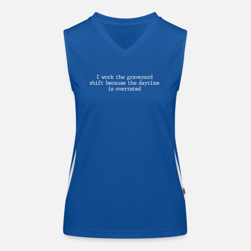 Night shift Women's Functional Contrast Tank Top