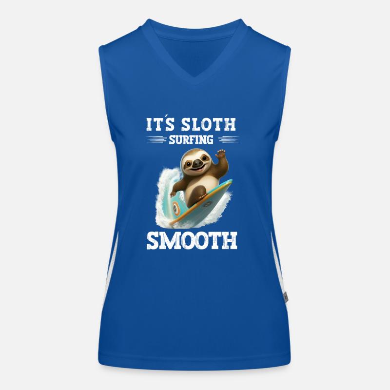 I'm enough I'm going surfing Windsurfer saying Women's Functional Contrast Tank Top