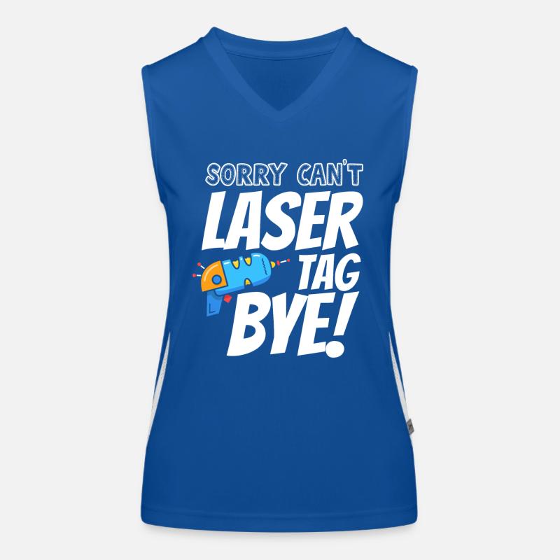 Laser Tag, Laser Débardeur respirant contrasté Femme