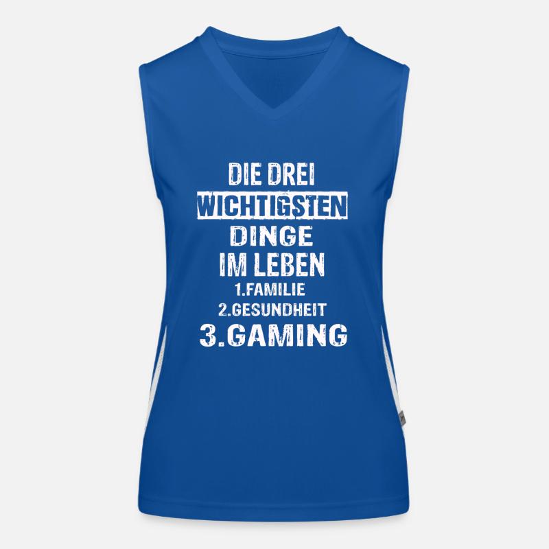 Gaming Funktionelles Kontrast-Tank Top für Frauen