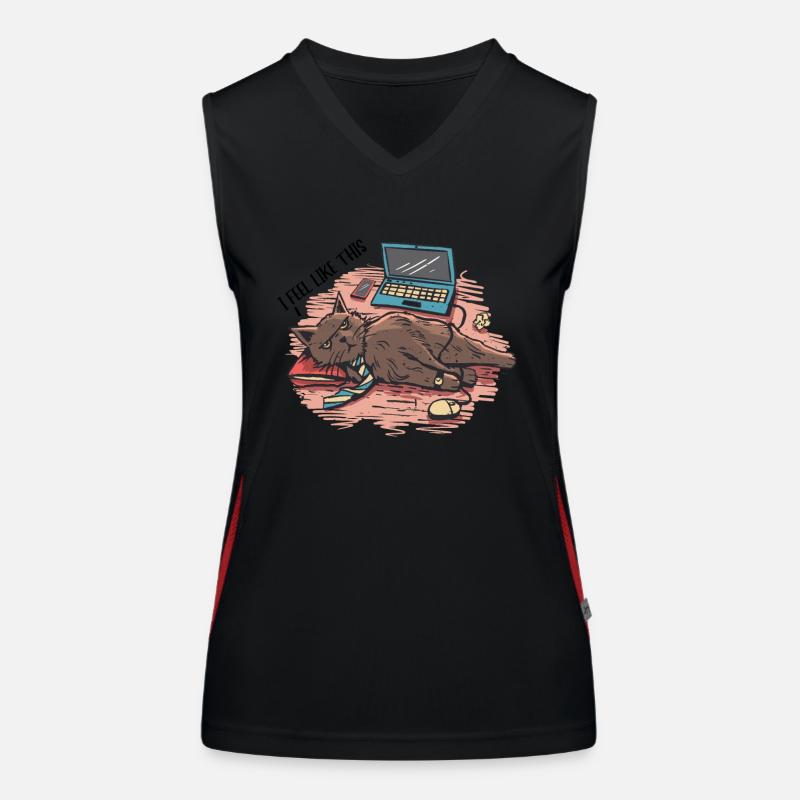 It's good, I'm fine, all is well, Women's Functional Contrast Tank Top