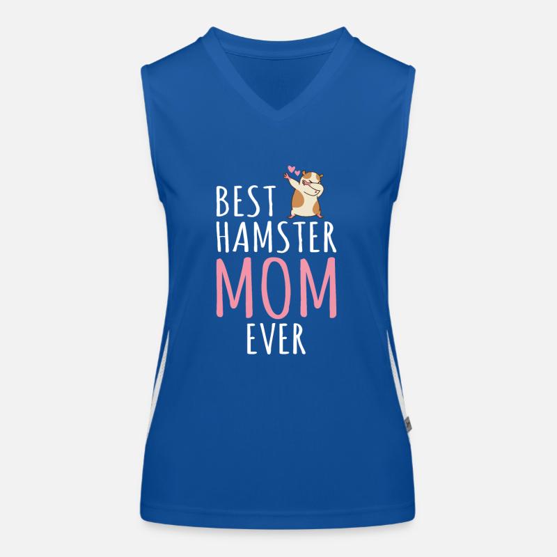 Beste Hamstermutter Süßer Hamsterbesitzer Funktionelles Kontrast-Tank Top für Frauen
