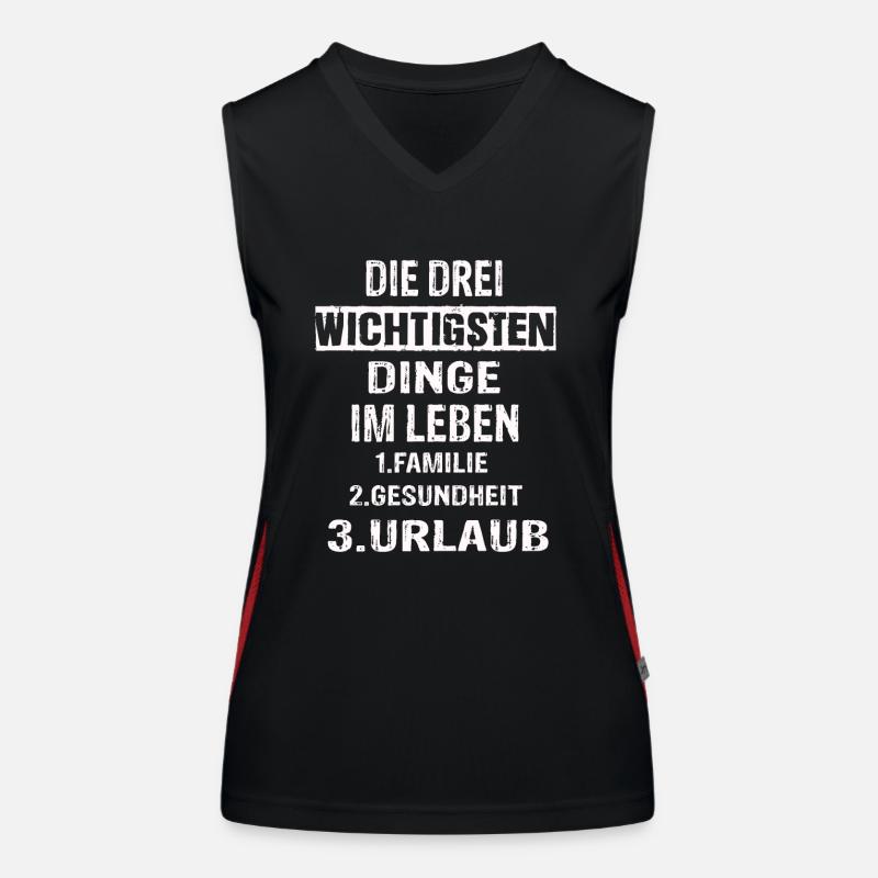 Urlaub Funktionelles Kontrast-Tank Top für Frauen