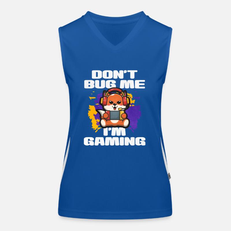 Zocken Gaming Computer Spiele Geschenk Funktionelles Kontrast-Tank Top für Frauen