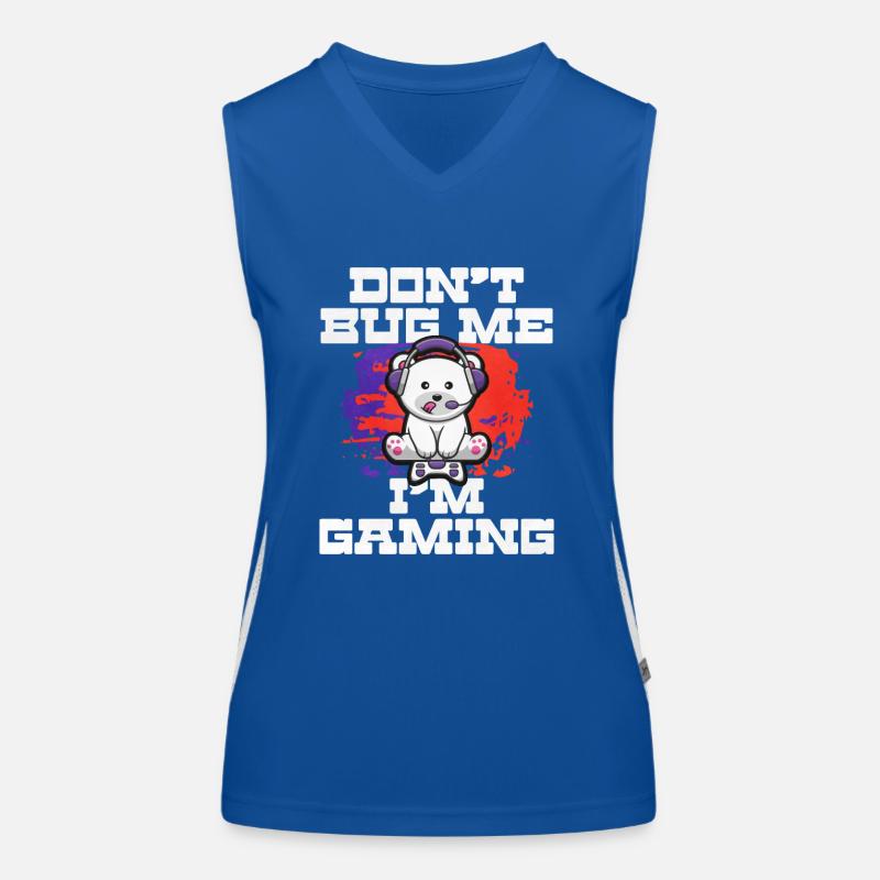 Zocken Gaming Computer Spiele Geschenk Funktionelles Kontrast-Tank Top für Frauen