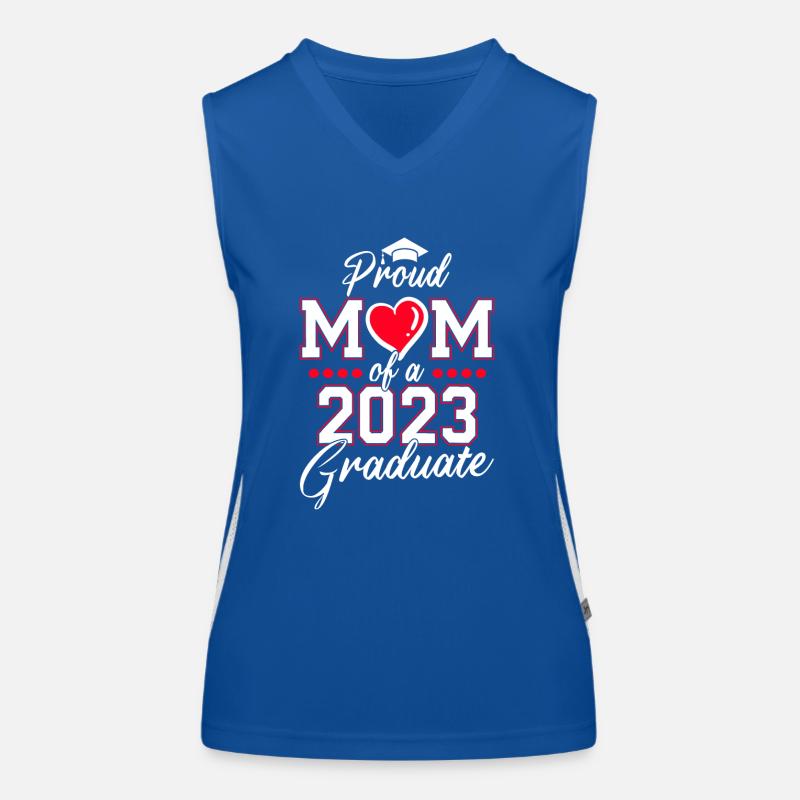 Stolze Mutter eines Jahrgangs 2023 Funktionelles Kontrast-Tank Top für Frauen