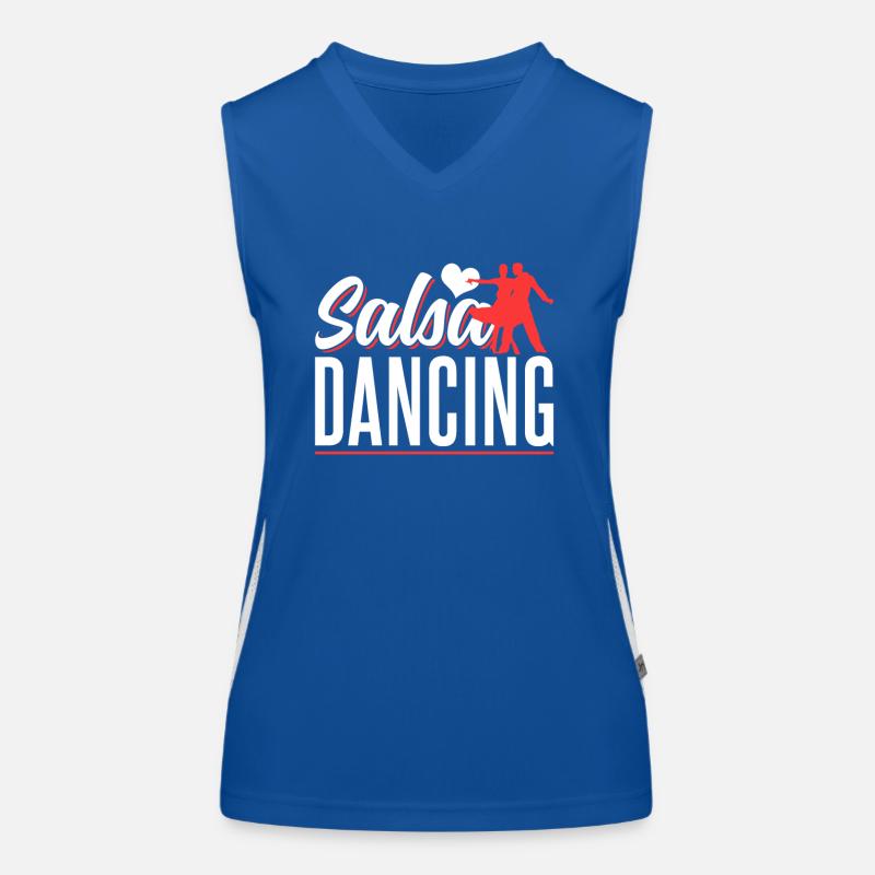 Salsa Danse Danseur Danse Passe-temps Débardeur respirant contrasté Femme