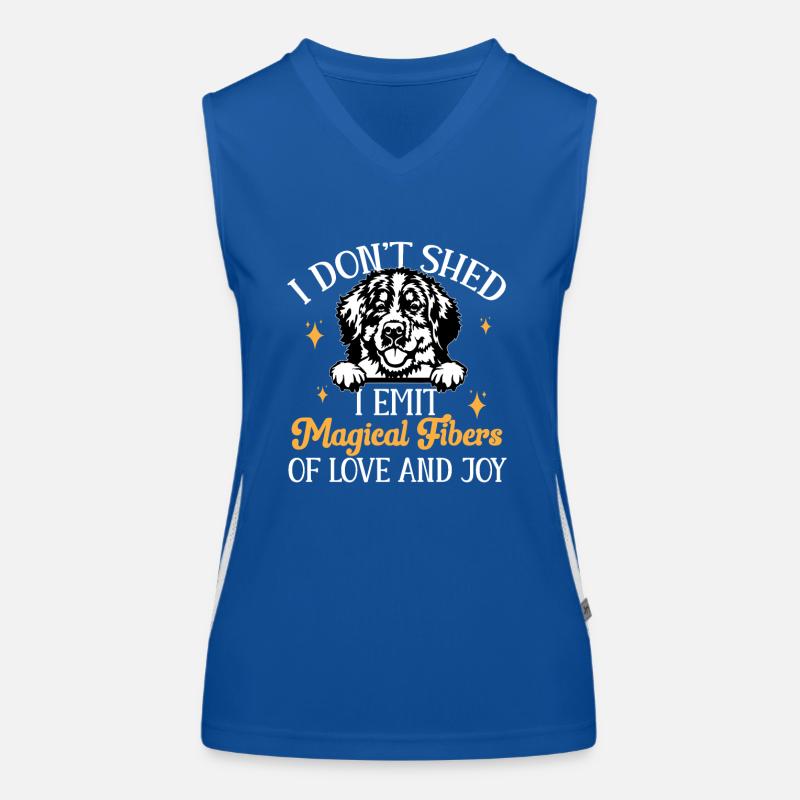 Berner Sennenhund Funktionelles Kontrast-Tank Top für Frauen