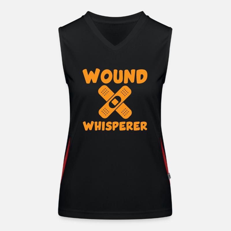 Funny Whisperer Wound Expert Women's Functional Contrast Tank Top