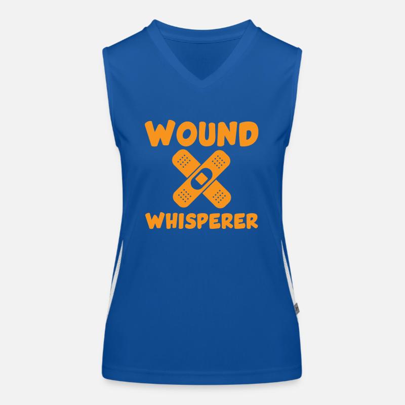 Lustiger Wundflüsterer Wundexperte Funktionelles Kontrast-Tank Top für Frauen