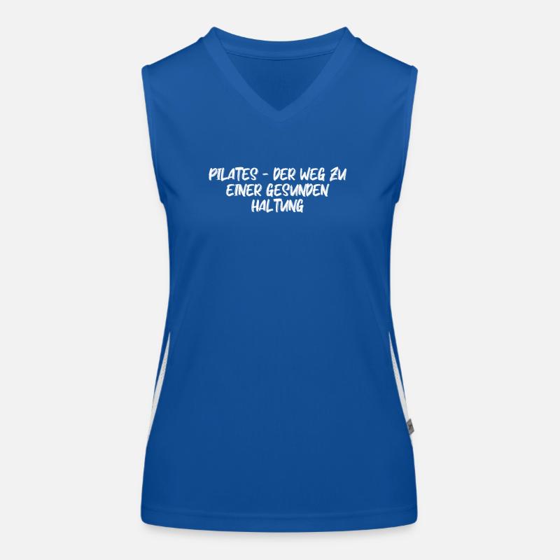 Pilates - Pilates - der Weg zu einer gesunden Funktionelles Kontrast-Tank Top für Frauen