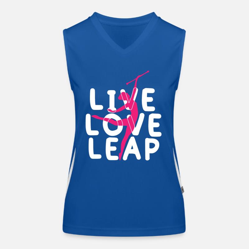 Baton Twirler, Baton Twirling, Gymnastik Funktionelles Kontrast-Tank Top für Frauen