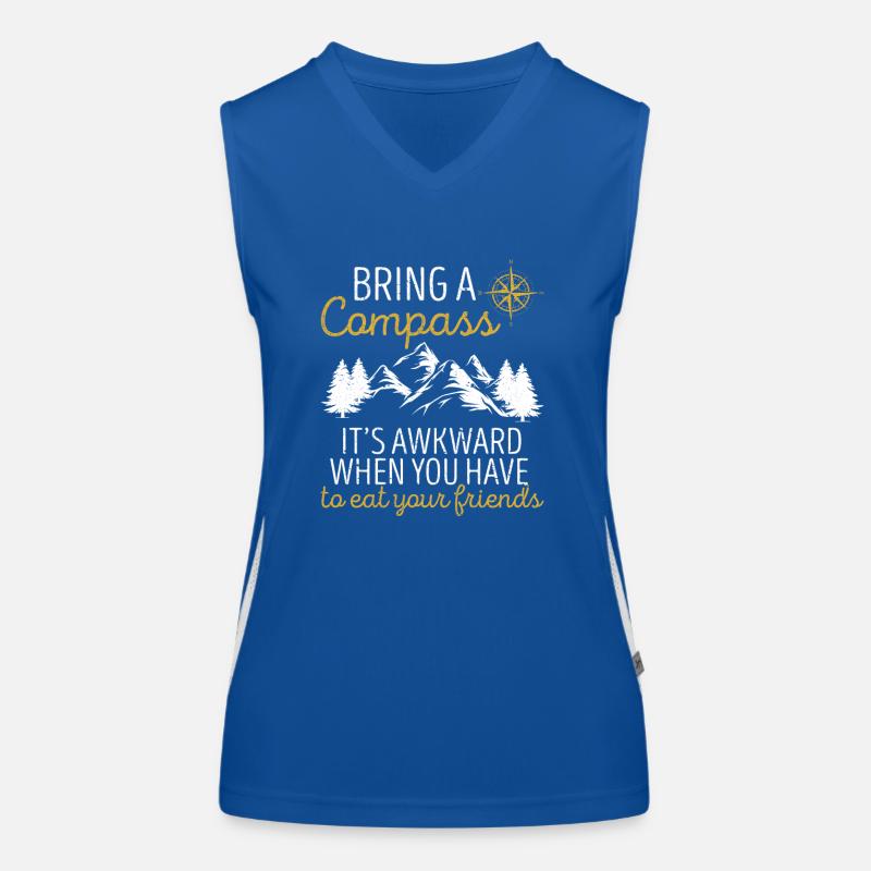 Going Outside Worst Case Scenario A Bear Park Women's Functional Contrast Tank Top