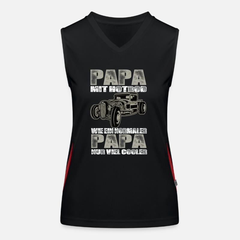 Hotrod Funktionelles Kontrast-Tank Top für Frauen