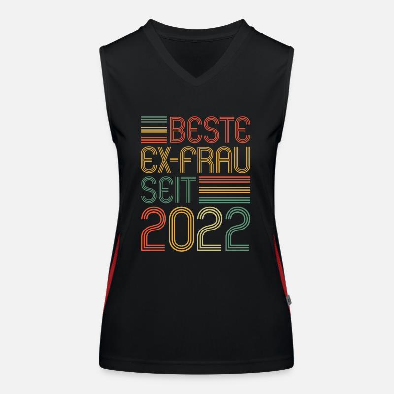 Weltbeste Ex-Frau seit 2022 Scheidungs Funktionelles Kontrast-Tank Top für Frauen