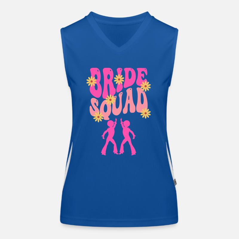 Bride Squad Women's Functional Contrast Tank Top