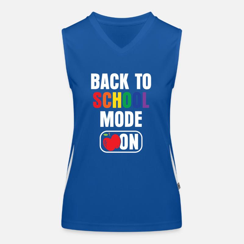 Schulanfang Modus Ein Schulstart Lehrer Schule Funktionelles Kontrast-Tank Top für Frauen