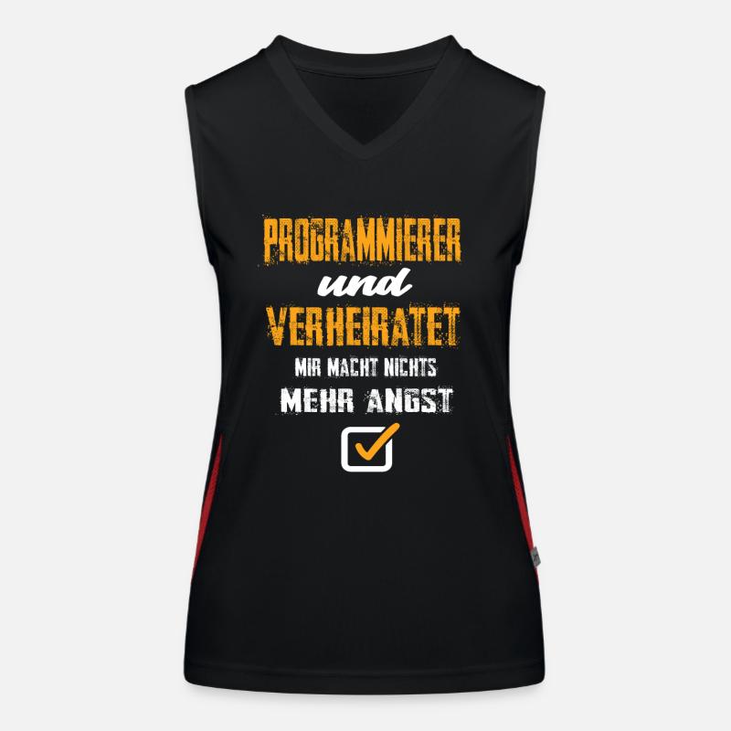Programmierer Funktionelles Kontrast-Tank Top für Frauen