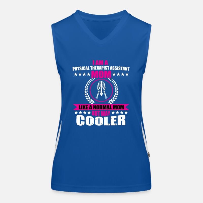 Physiotherapist Assistant Mother Women's Functional Contrast Tank Top
