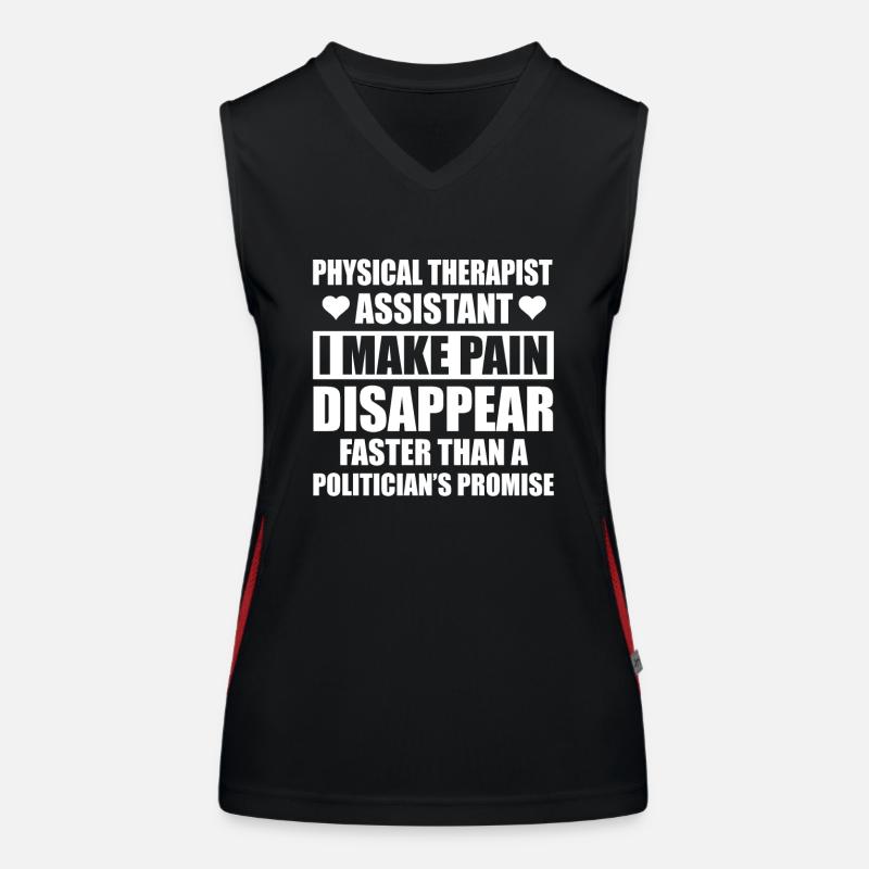 Physiotherapeut Funktionelles Kontrast-Tank Top für Frauen