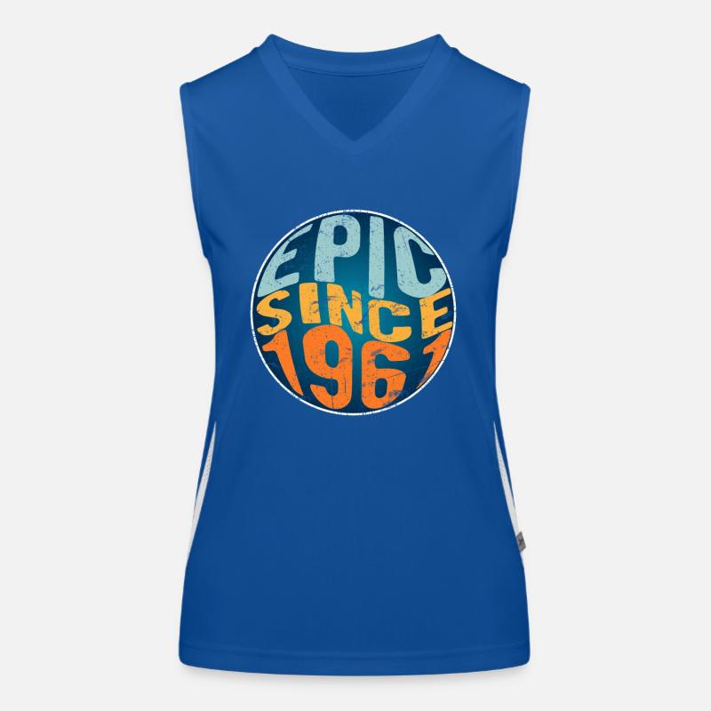 Episch Seit 1961 Funktionelles Kontrast-Tank Top für Frauen
