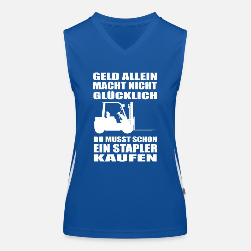 Stapler Funktionelles Kontrast-Tank Top für Frauen