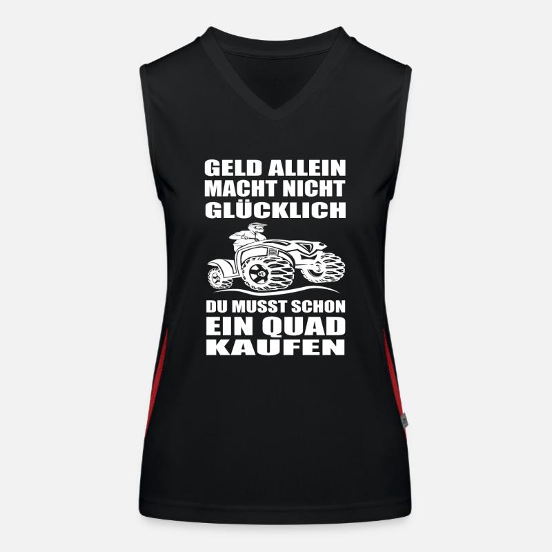 Quad Funktionelles Kontrast-Tank Top für Frauen