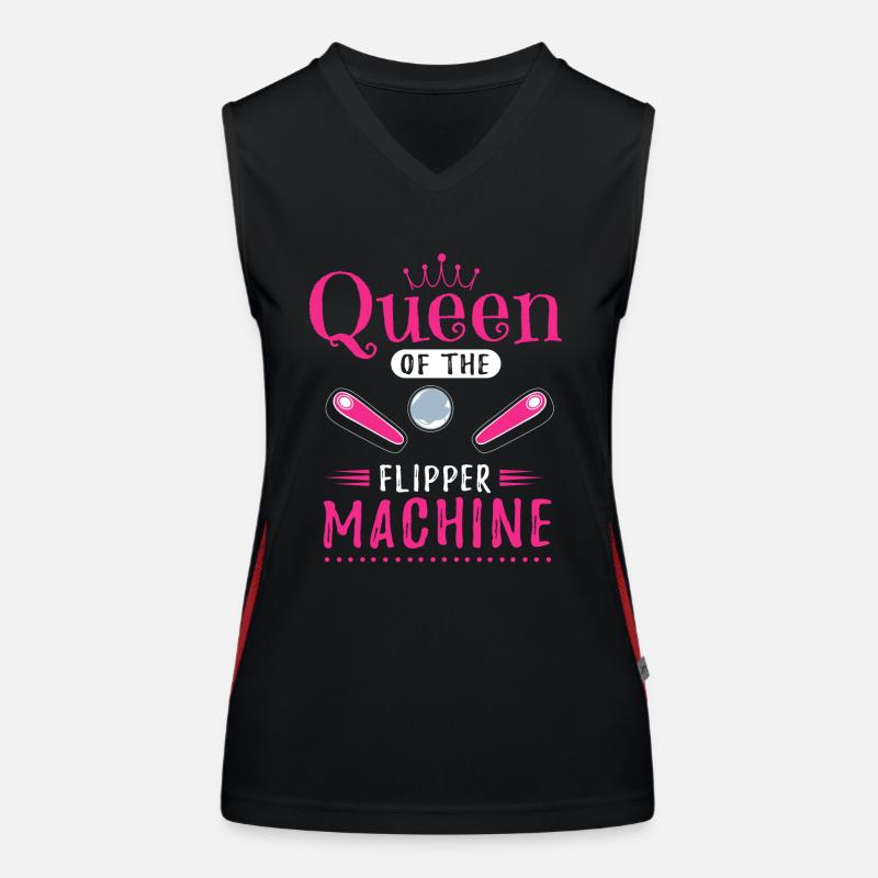 Flipper-Arcade-Spieler Funktionelles Kontrast-Tank Top für Frauen