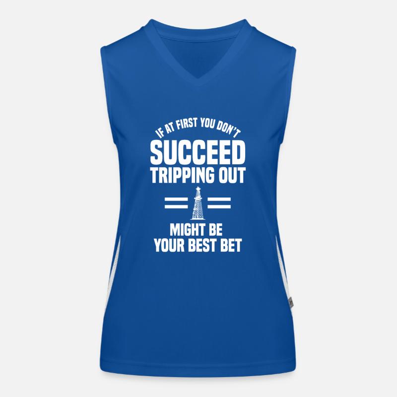 Oilfield workers Women's Functional Contrast Tank Top