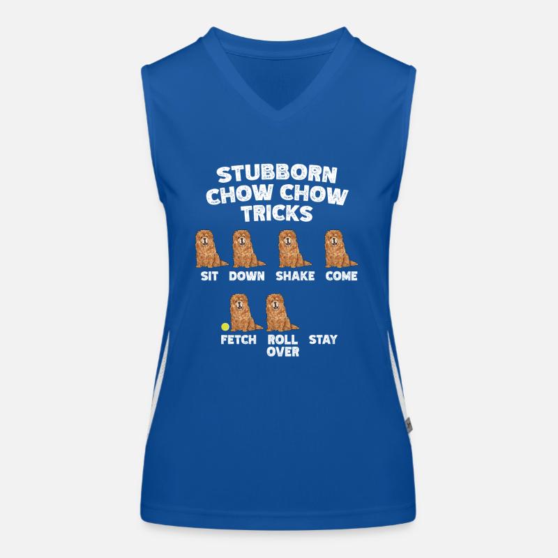 Chow Chow Dog Women's Functional Contrast Tank Top