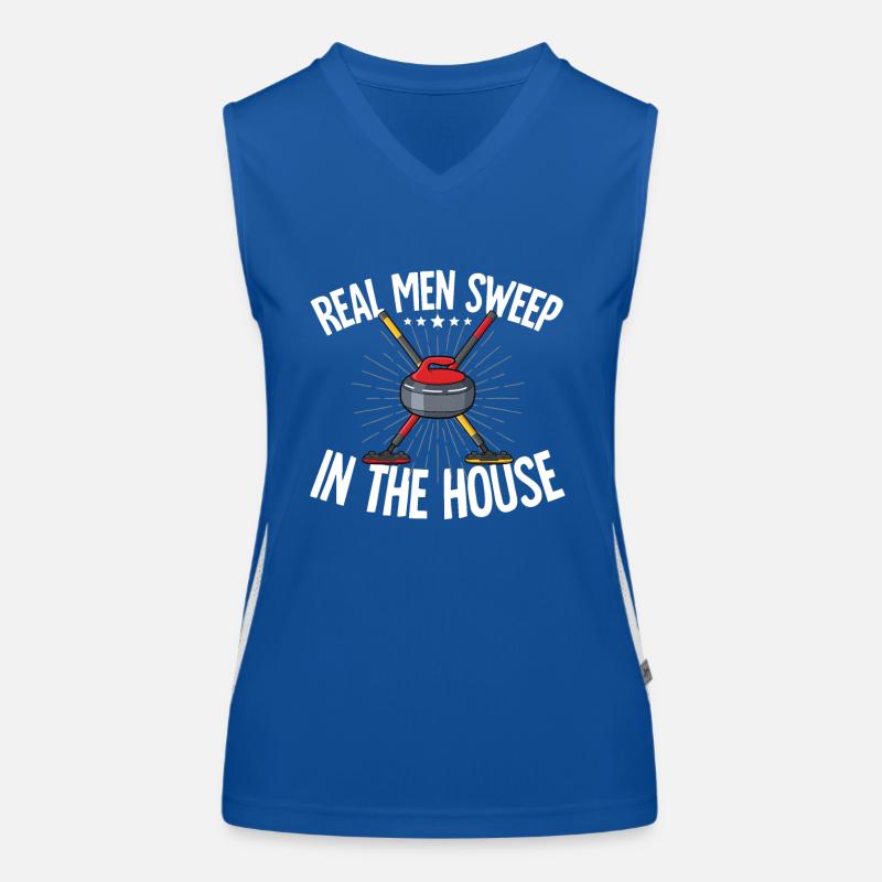 Locken Funktionelles Kontrast-Tank Top für Frauen