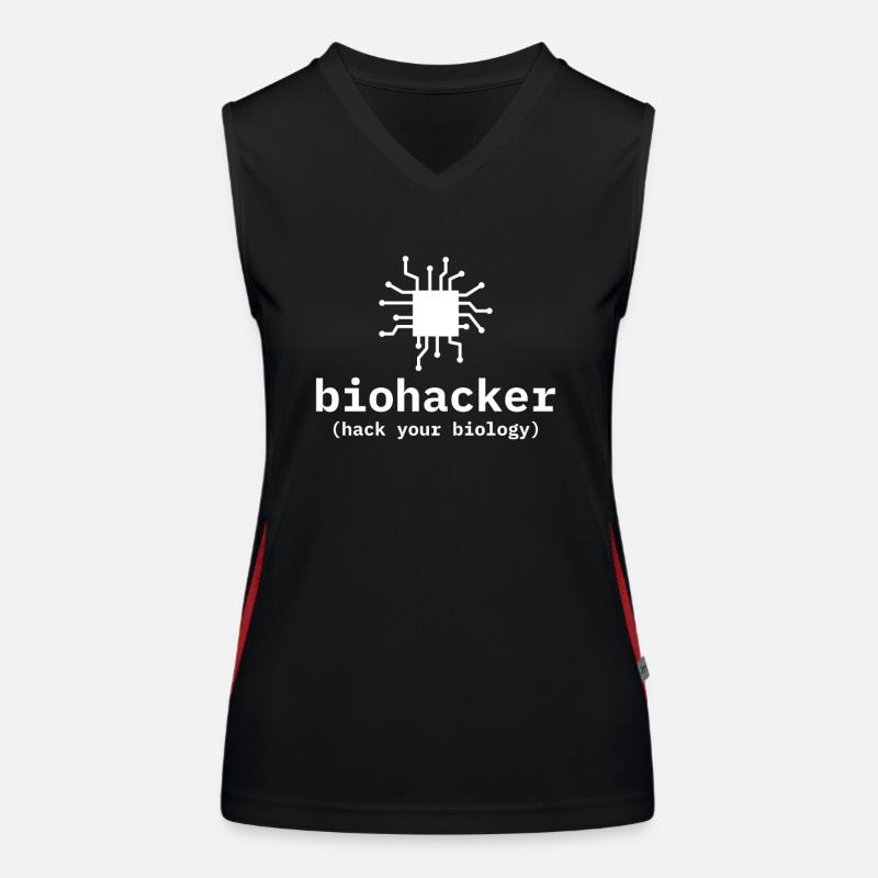 Biohacker Hack Votre biologie Débardeur respirant contrasté Femme
