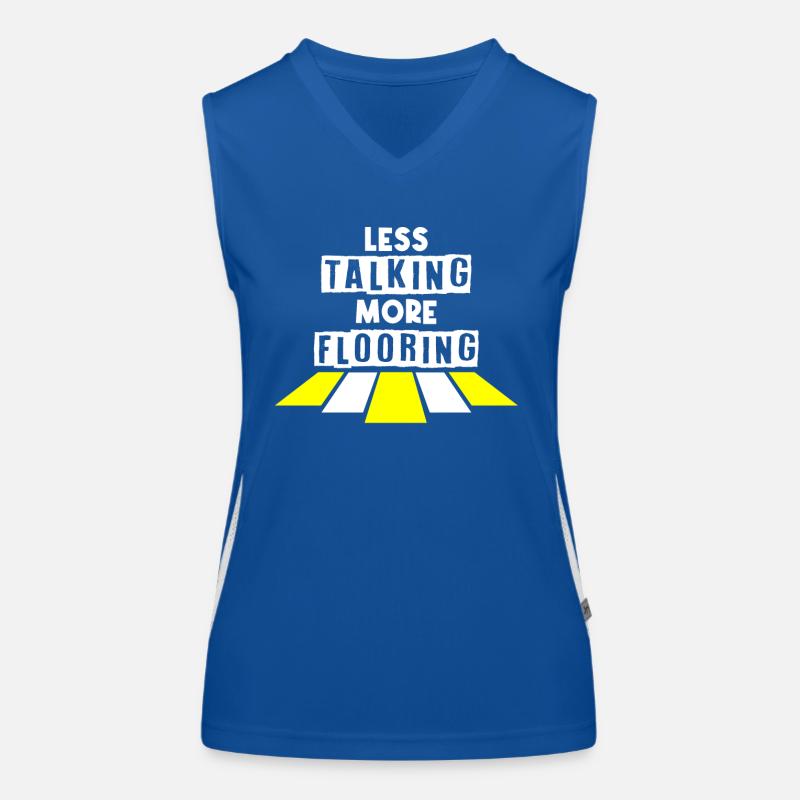 Floor layers, tilers, tilers Women's Functional Contrast Tank Top