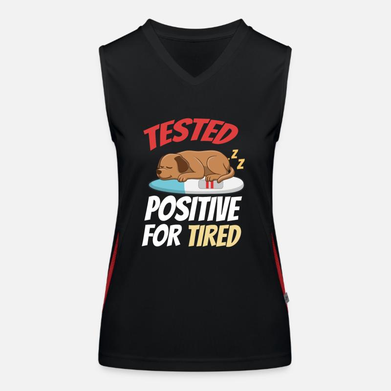 Schlafen Süß Geschenk Funktionelles Kontrast-Tank Top für Frauen