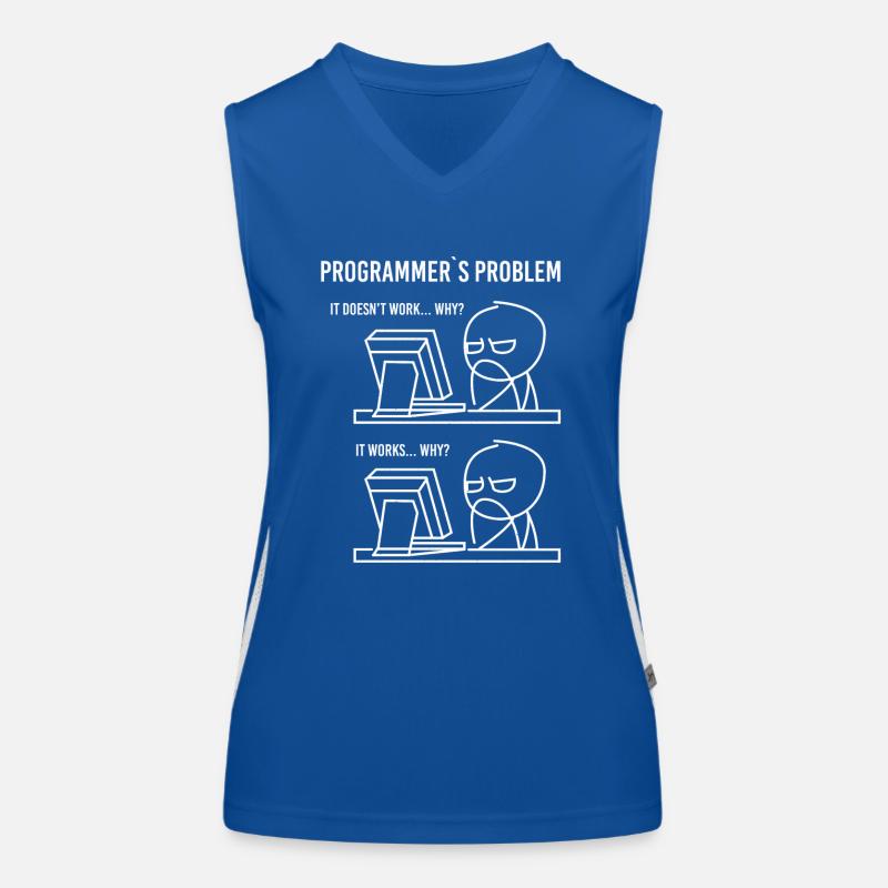 Software Entwickler Problem Lösung Funktionelles Kontrast-Tank Top für Frauen