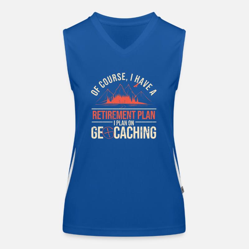 Natürlich habe ich einen Ruhestandsplan Ich plane Funktionelles Kontrast-Tank Top für Frauen