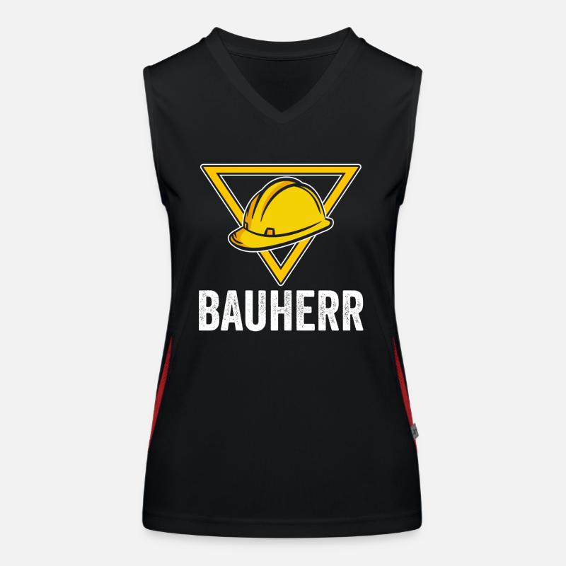 Bauherr Funktionelles Kontrast-Tank Top für Frauen
