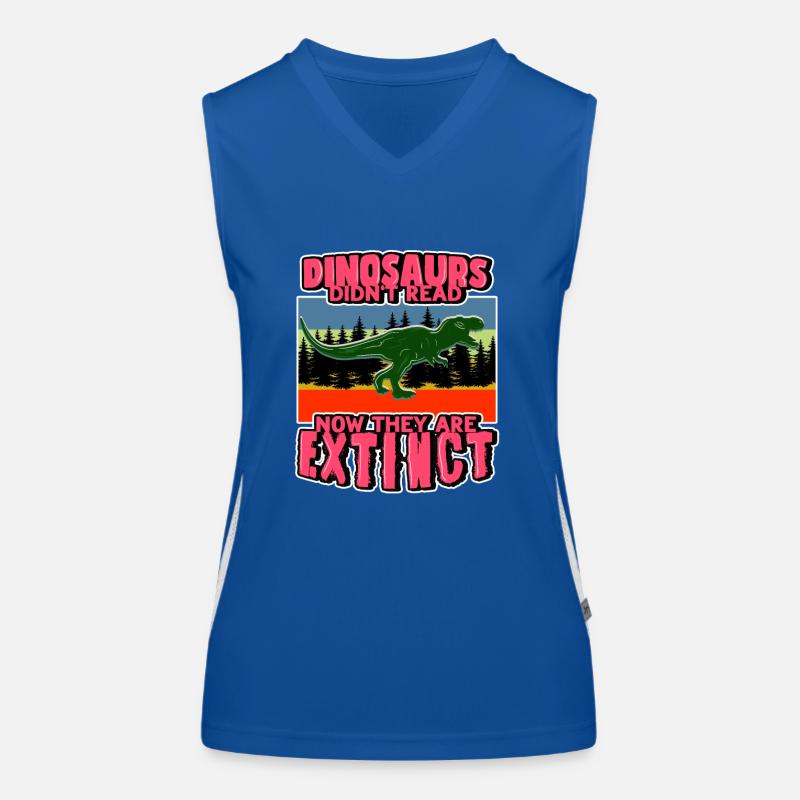 DINOSAUR 1 Funktionelles Kontrast-Tank Top für Frauen