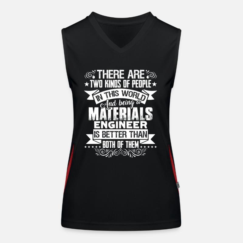 Materials Engineer Being A Materials Engineer Women's Functional Contrast Tank Top