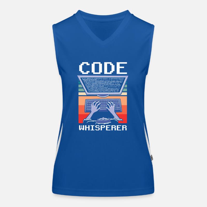 CodeWhisperer Programmeur Codeur Coder Débardeur respirant contrasté Femme