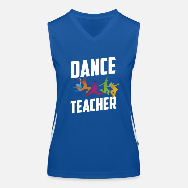 Professeur de danse Cours de danse Professeur de danse École de danse Débardeur respirant contrasté Femme