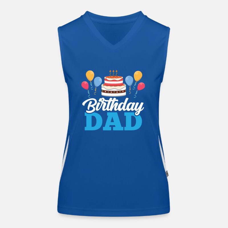 Geburtstag Papa Party Papi Vater Funktionelles Kontrast-Tank Top für Frauen
