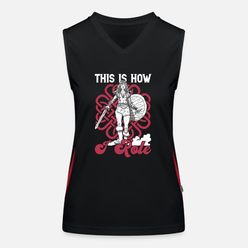 Rpg-rollenspiele Und Larper Funktionelles Kontrast-Tank Top für Frauen