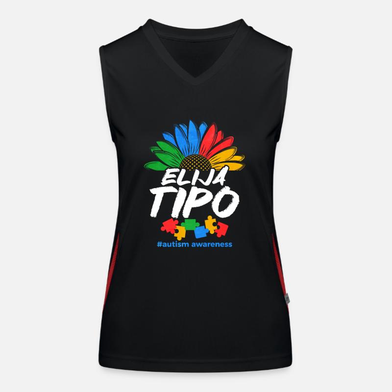 Autism Autism Gift Women's Functional Contrast Tank Top