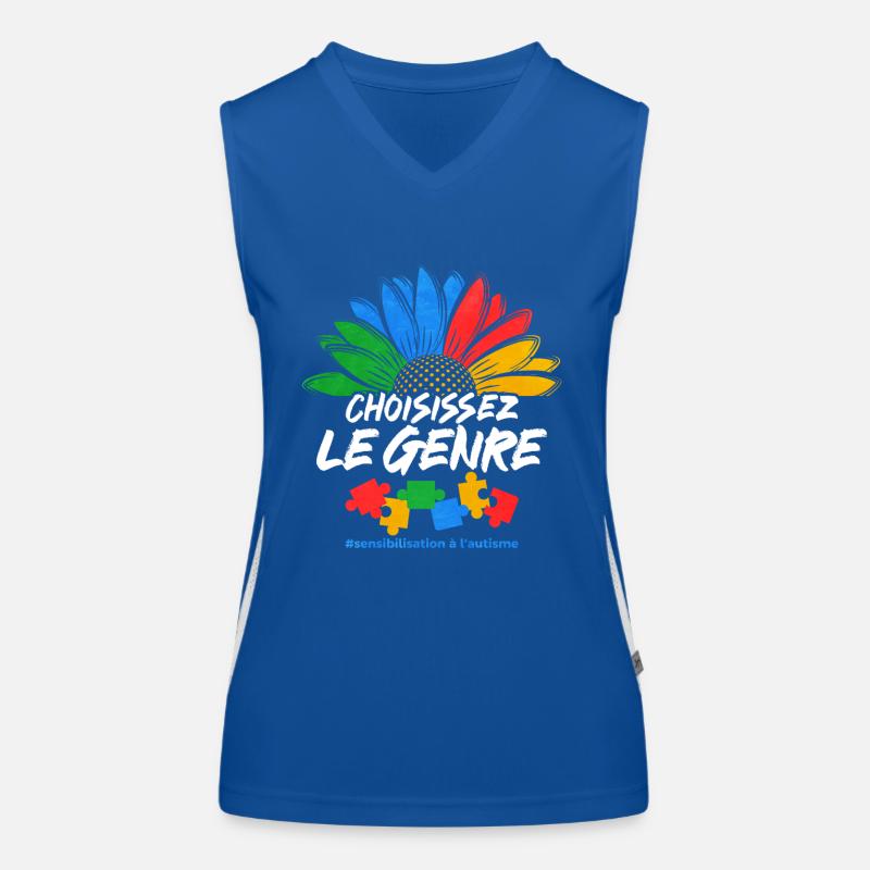 Autism Autism Gift Women's Functional Contrast Tank Top