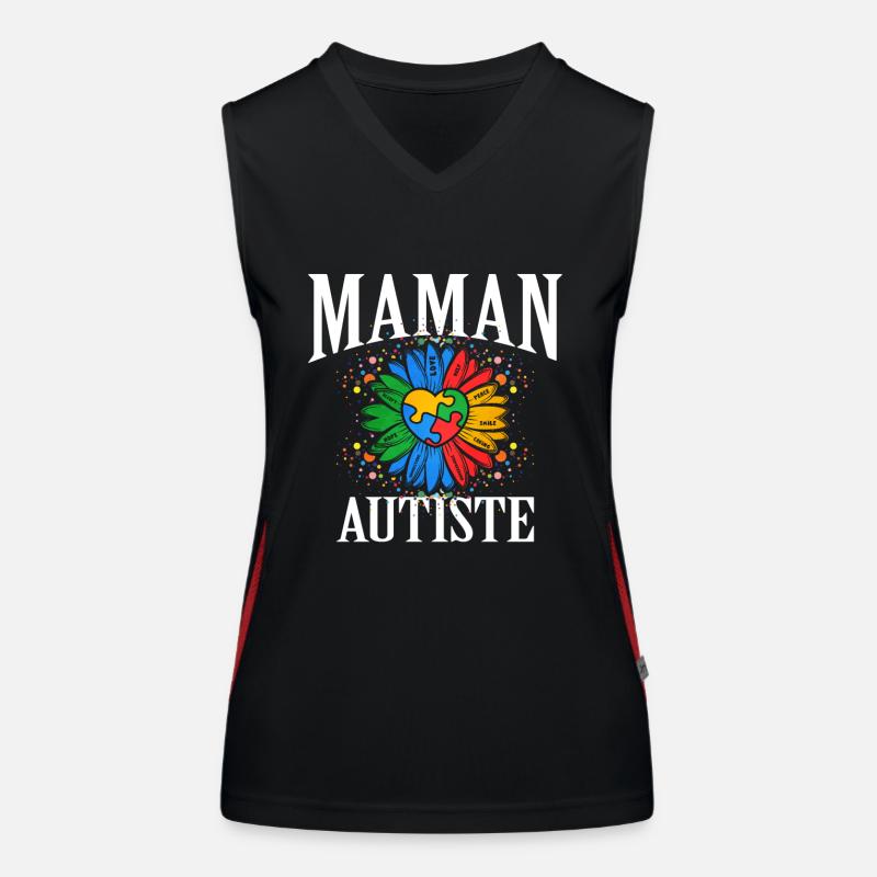 Autism Autism Gift Women's Functional Contrast Tank Top