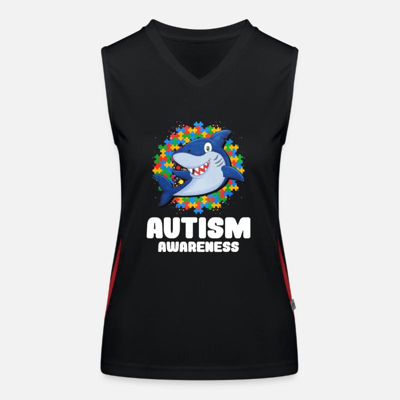 Autism Autism Gift Women's Functional Contrast Tank Top