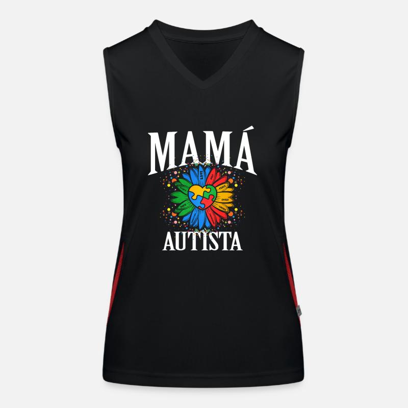 Autism Autism Gift Women's Functional Contrast Tank Top